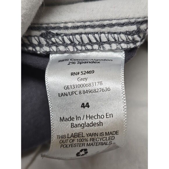 George Shorts Mens Size 44 Grey Front & Back Pockets Front Zip Summer - Picture 11 of 15